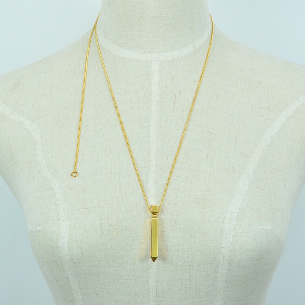 NEW India Hicks 18K Gold PLAYER necklace - Picture 7 of 8